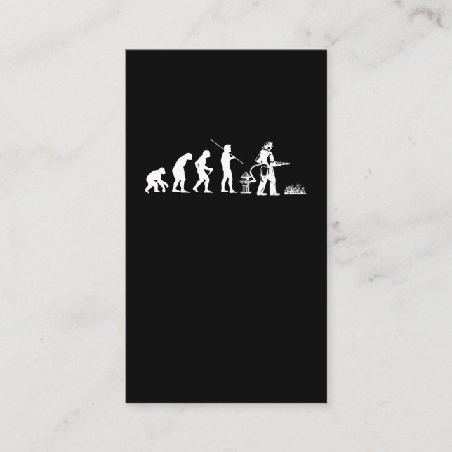 Tarjeta De Visita Evolución de bomberos (Anverso)