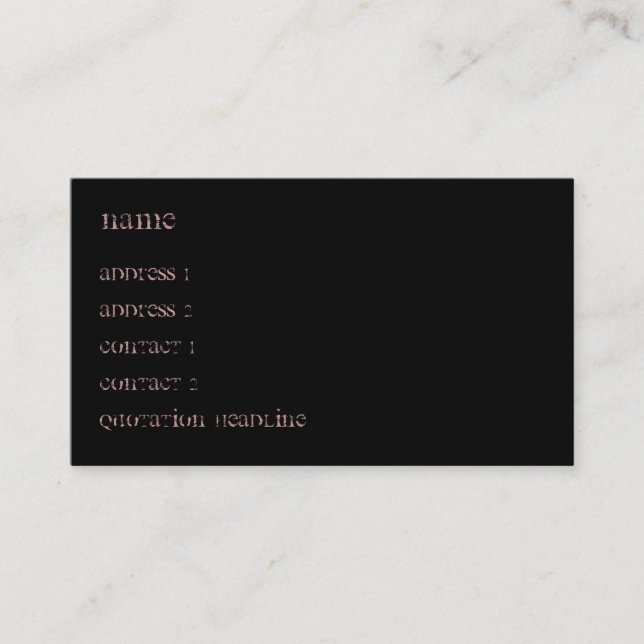 Tarjeta De Visita Evolución de Zombie (Anverso)