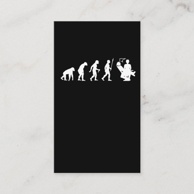 Tarjeta De Visita evolución dentista médica con médica dental del pa (Anverso)