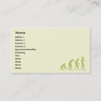 Tarjeta De Visita Evolución - negocio