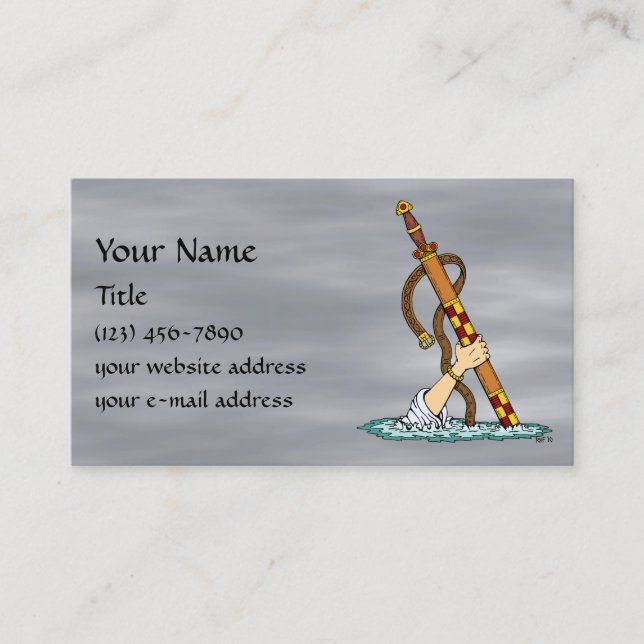 Tarjeta De Visita Excalibur (Anverso)
