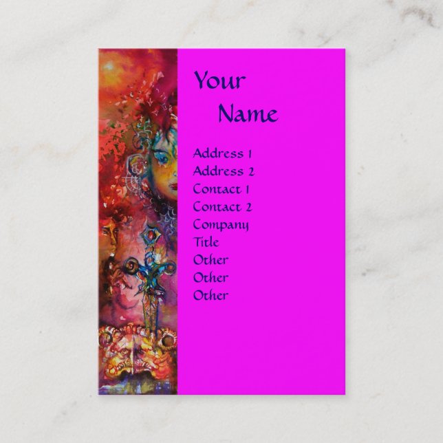 TARJETA DE VISITA EXCALIBUR (Anverso)