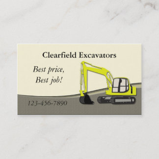 Tarjeta De Visita Excavador