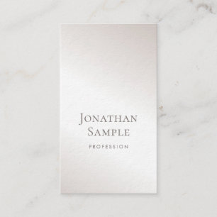 Tarjeta De Visita Excelente elegancia diseño Minimalista lujo modern