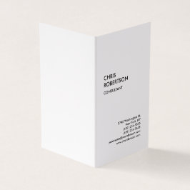 Tarjeta De Visita Exclusivo especial blanco y negro moderno único