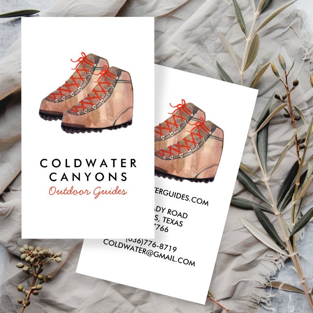 Tarjeta De Visita Excursión en el campamento de Outdoorsy (Outdoorsy Camp Hike Explore Adventure CUSTOM Business Card
)
