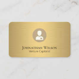 Tarjeta De Visita Executive Business Gold Metallic