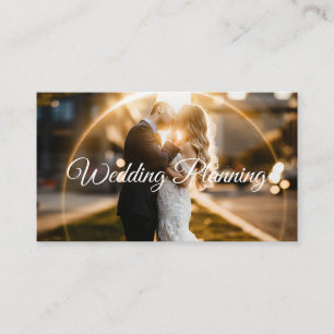 Tarjeta De Visita Exhibición de mesa de boda, Negocio de planificaci