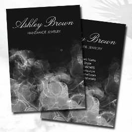 Tarjeta De Visita Exhibidor de Aretes Únicos de Acuarela Hechos a Ma