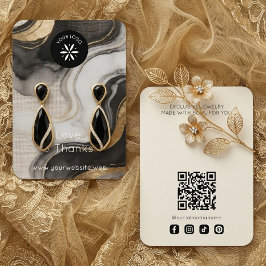 Tarjeta De Visita Exhibidor de joyas caprichosas y elegantes de colo
