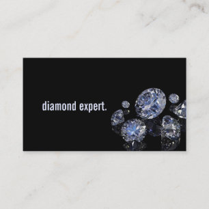 Tarjeta De Visita Experto en diamantes Jewelry Gold Silver