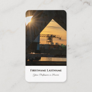 Tarjeta De Visita Experto en logística de transporte marítimo de mer