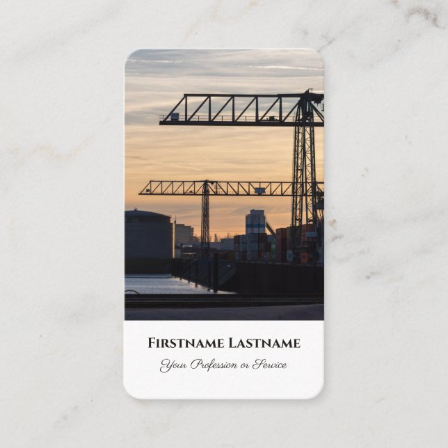 Tarjeta De Visita Experto en logística de transporte marítimo de mer (Anverso)