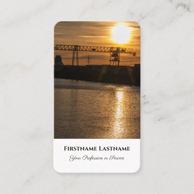 Tarjeta De Visita Experto en logística de transporte marítimo de mer (Anverso)