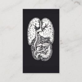 Tarjeta De Visita Experto en microbiota de Médico de salud intestina