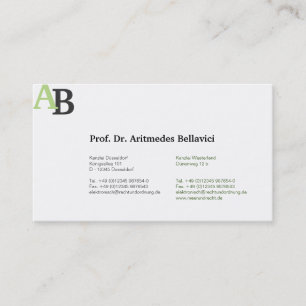 Tarjeta De Visita Expertos en ecología