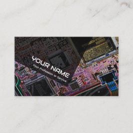 Tarjeta De Visita Expertos en hardware informático profesional