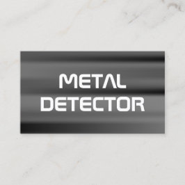 Tarjeta De Visita Explorar el detector Metalizado QR