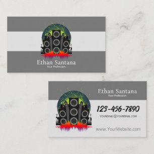 Tarjeta De Visita Explosión de altavoces