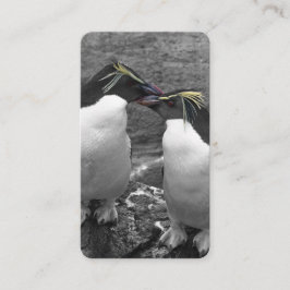 Tarjeta De Visita Explosión de color de pingüino