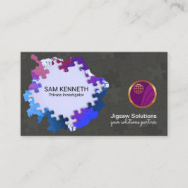 Tarjeta De Visita Explosión del investigador privado de la luz del