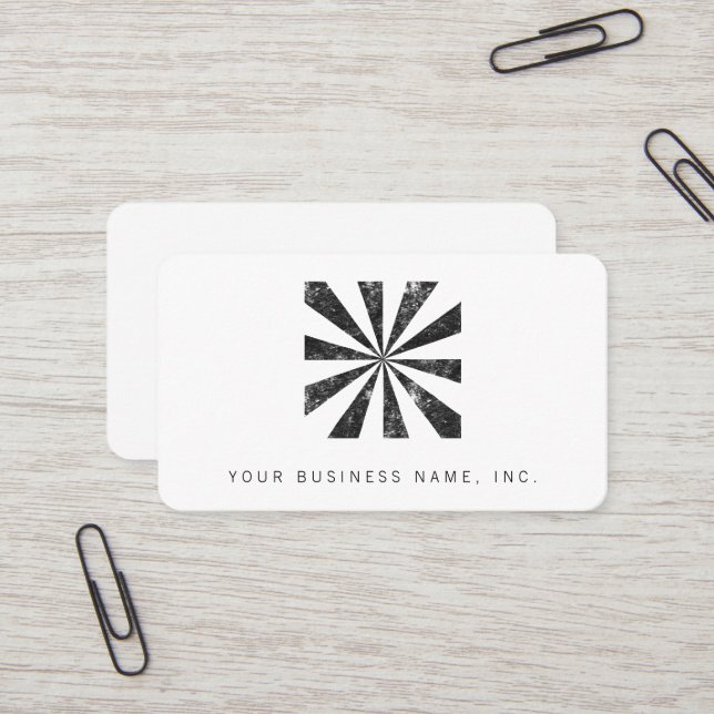 Tarjeta De Visita Explosión (fondo del estilo de la prensa de (Anverso/Reverso In Situ)