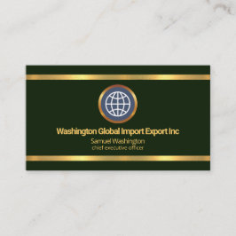 Tarjeta De Visita Exportación global de importación de fronteras de 