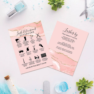 Tarjeta De Visita Extensión de la extensión de la erupción de la aga