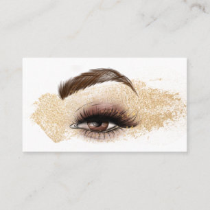 Tarjeta De Visita Extensión de Lash de Salón de Belleza de Ojos