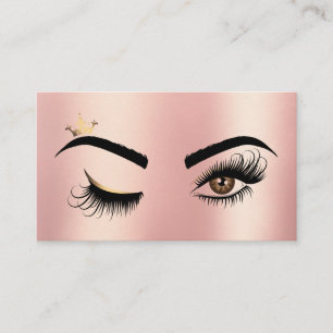 Tarjeta De Visita Extensión de Lash de Salón de Belleza Eye Wink