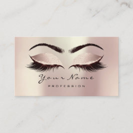 Tarjeta De Visita Extensión de latigazos de artista de maquillaje Pu