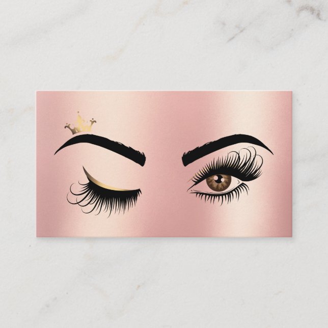 Tarjeta De Visita Extensión del Salón de Belleza del Salón de Bellez (Anverso)