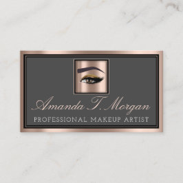 Tarjeta De Visita Extensión Lash de maquillaje profesional Rosa eleg