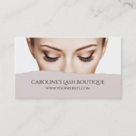 Tarjeta De Visita Extensiones de pestañas maquillaje cosmetólogo art