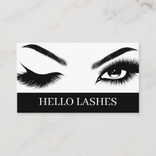 Tarjeta De Visita Extensiones Eyelash Beauty Salon Spa Business Car