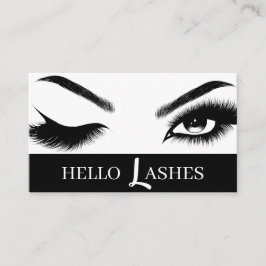 Tarjeta De Visita Extensiones Eyelash Beauty Salon Spa Business Car
