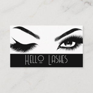 Tarjeta De Visita Extensiones Eyelash Beauty Salon Spa Business Car