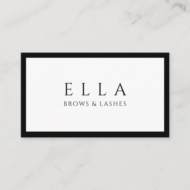 Tarjeta De Visita Extensiones Lash de Salon de Broches y Lashes (Anverso)