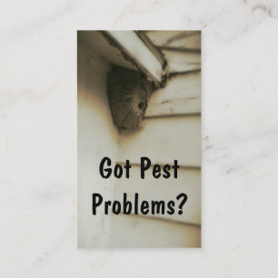 Tarjeta De Visita Exterminador de control de plagas