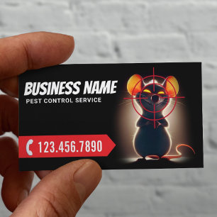 Tarjeta De Visita Exterminador de roedores profesional de control de