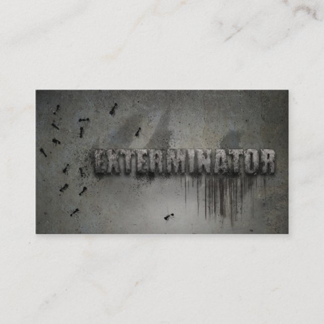 Tarjeta De Visita Exterminator Business card (Anverso)