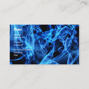 Tarjeta De Visita Extracto azul