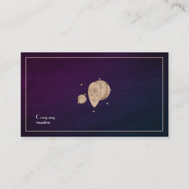 Tarjeta De Visita Extraterrestre (Anverso)