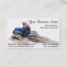 Tarjeta de visita extrema de ATV