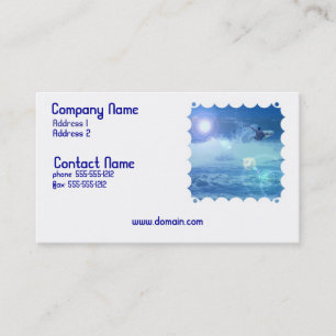 Tarjeta de visita extrema que practica surf