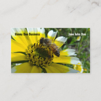 Tarjeta De Visita Extremidades ordenadas y abeja