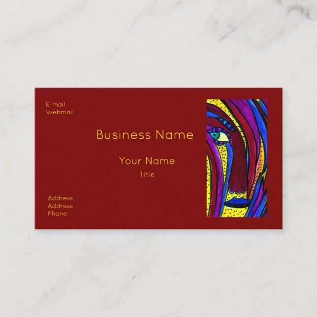 Tarjeta De Visita Eye Catching Business Cards (Anverso)