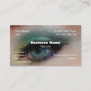 Tarjeta de visita Eye Make-U[ Fondo HAMbyWG