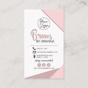 Tarjeta De Visita Eyebrow Lamination Aftercare Instructions Business