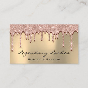 Tarjeta De Visita Eyelash Makeup Perforaciones en 3D Efecto Estétic